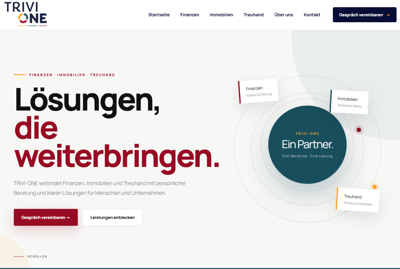 Website von Trivi-One